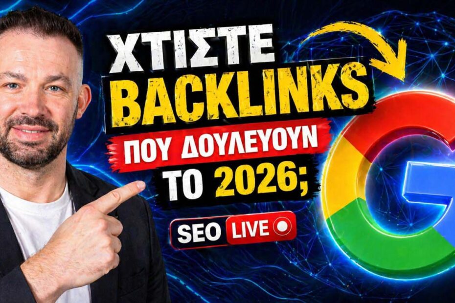 backlinks πρώτη θέση Google AI SEO